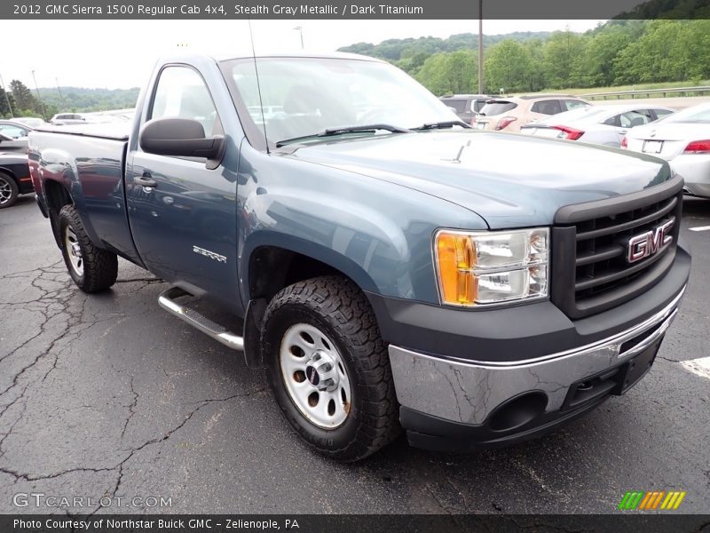 Stealth Gray Metallic / Dark Titanium 2012 GMC Sierra 1500 Regular Cab 4x4