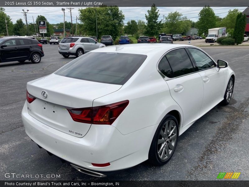 Starfire Pearl / Light Gray 2015 Lexus GS 350 Sedan
