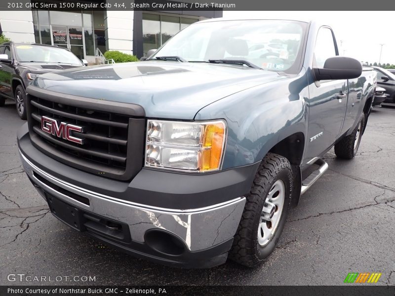 Stealth Gray Metallic / Dark Titanium 2012 GMC Sierra 1500 Regular Cab 4x4