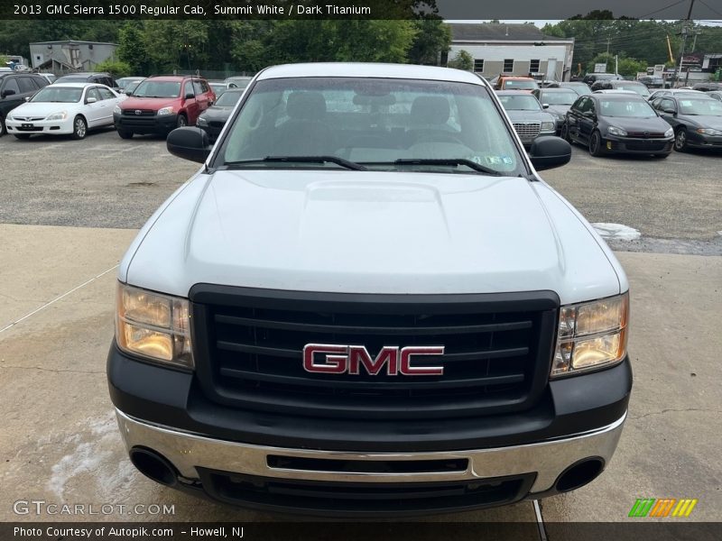 Summit White / Dark Titanium 2013 GMC Sierra 1500 Regular Cab