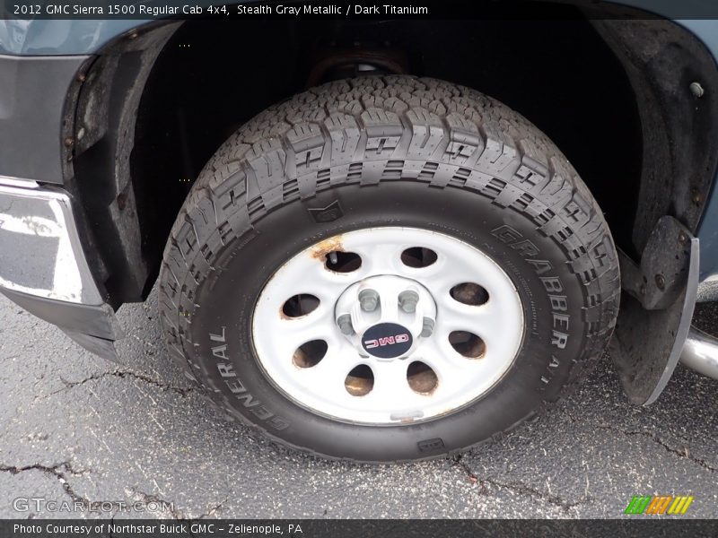 Stealth Gray Metallic / Dark Titanium 2012 GMC Sierra 1500 Regular Cab 4x4