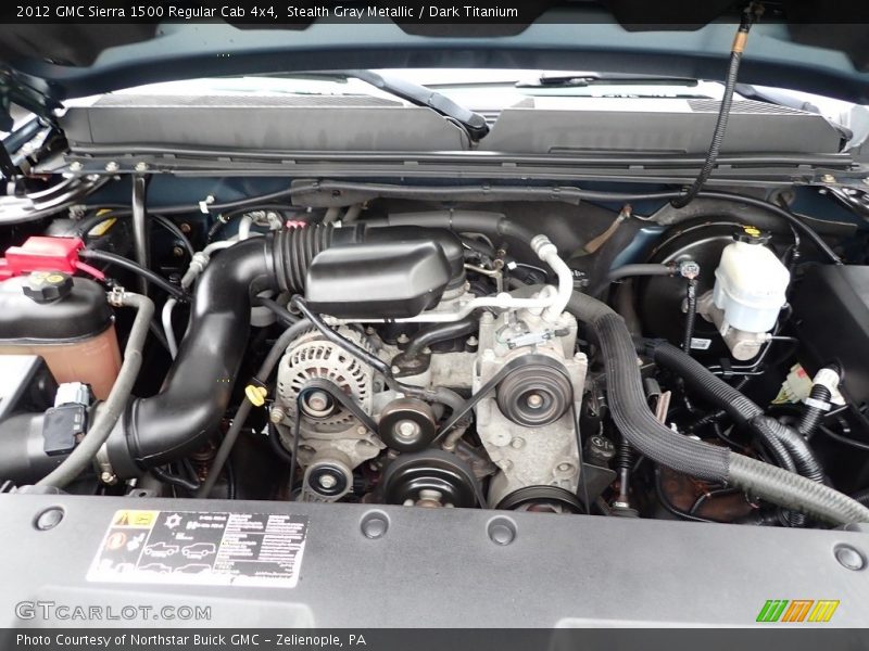 Stealth Gray Metallic / Dark Titanium 2012 GMC Sierra 1500 Regular Cab 4x4