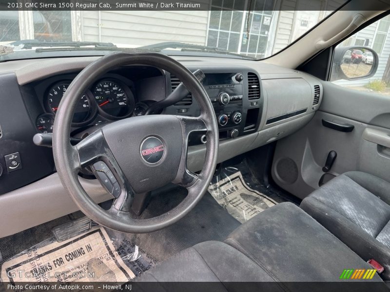 Summit White / Dark Titanium 2013 GMC Sierra 1500 Regular Cab