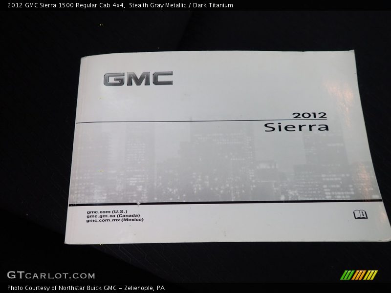 Stealth Gray Metallic / Dark Titanium 2012 GMC Sierra 1500 Regular Cab 4x4