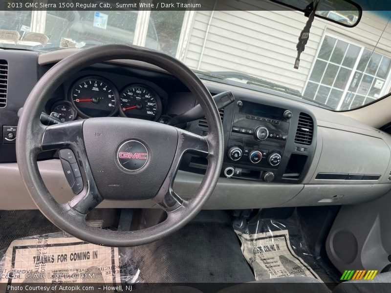 Summit White / Dark Titanium 2013 GMC Sierra 1500 Regular Cab