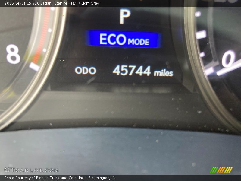 Starfire Pearl / Light Gray 2015 Lexus GS 350 Sedan