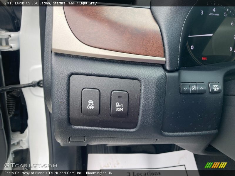 Starfire Pearl / Light Gray 2015 Lexus GS 350 Sedan