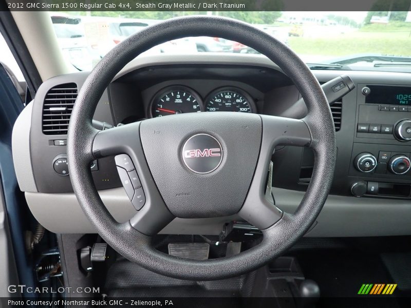Stealth Gray Metallic / Dark Titanium 2012 GMC Sierra 1500 Regular Cab 4x4