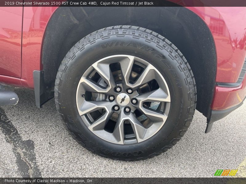 Cajun Red Tintcoat / Jet Black 2019 Chevrolet Silverado 1500 RST Crew Cab 4WD