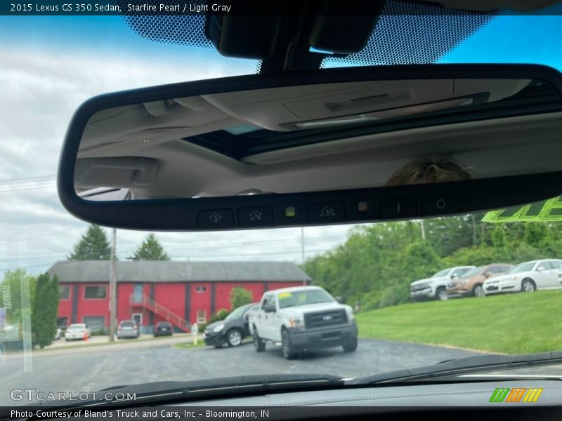 Starfire Pearl / Light Gray 2015 Lexus GS 350 Sedan