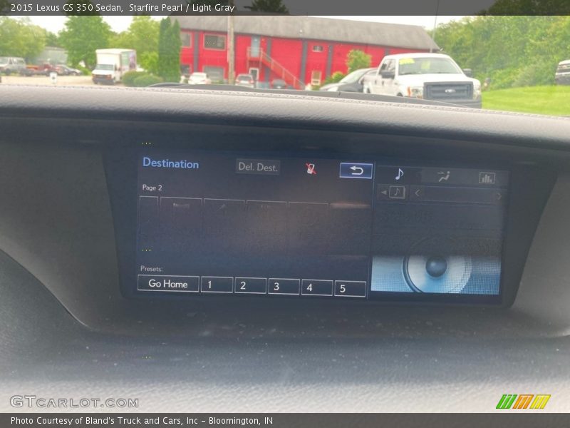 Starfire Pearl / Light Gray 2015 Lexus GS 350 Sedan