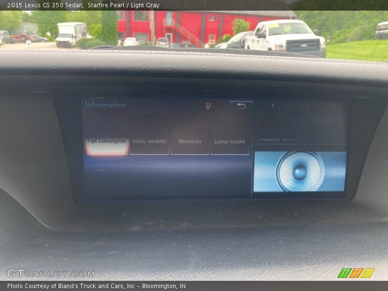 Starfire Pearl / Light Gray 2015 Lexus GS 350 Sedan