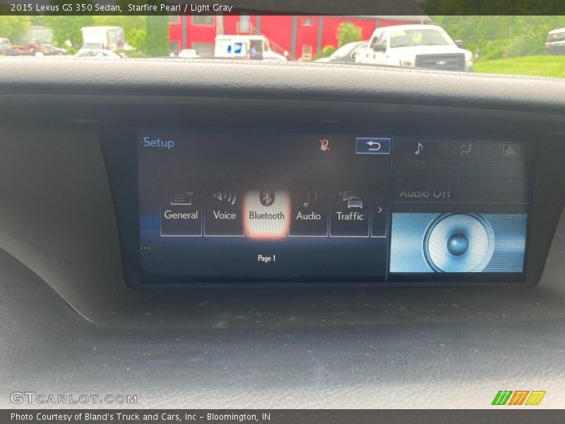 Starfire Pearl / Light Gray 2015 Lexus GS 350 Sedan