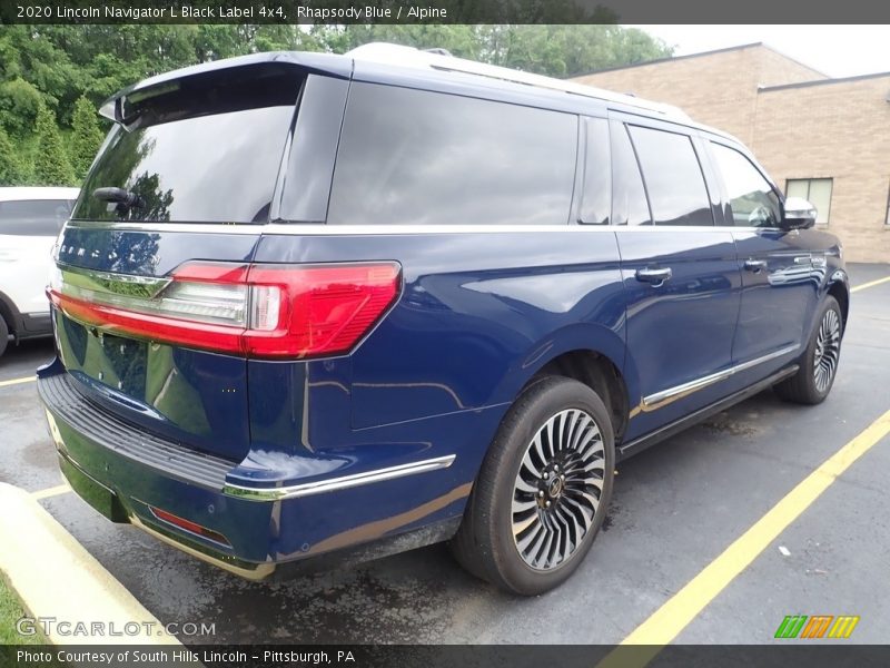 Rhapsody Blue / Alpine 2020 Lincoln Navigator L Black Label 4x4