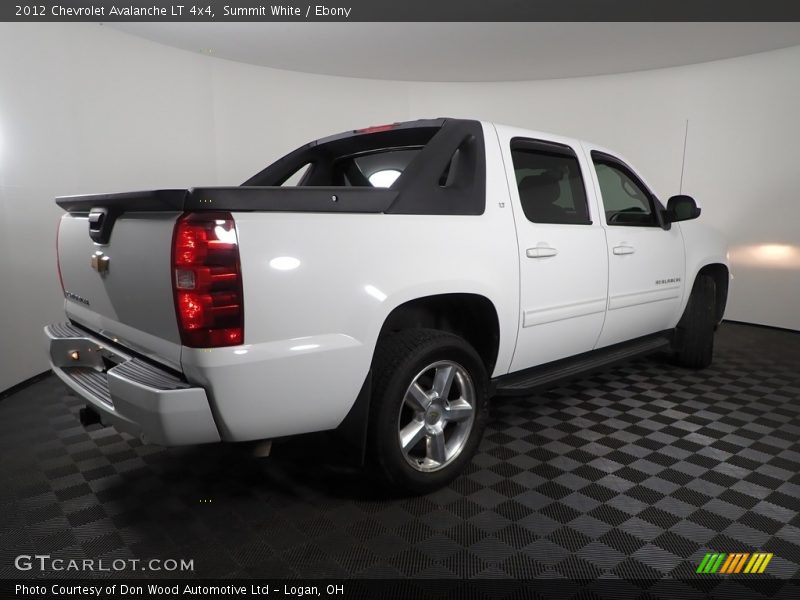 Summit White / Ebony 2012 Chevrolet Avalanche LT 4x4