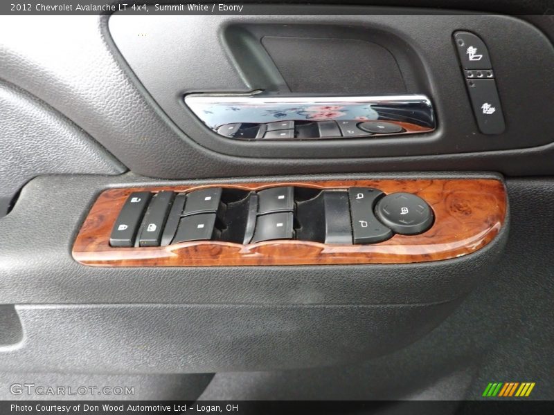 Summit White / Ebony 2012 Chevrolet Avalanche LT 4x4