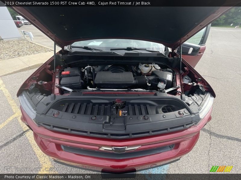 Cajun Red Tintcoat / Jet Black 2019 Chevrolet Silverado 1500 RST Crew Cab 4WD