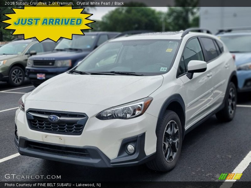 Crystal White Pearl / Black 2018 Subaru Crosstrek 2.0i Premium