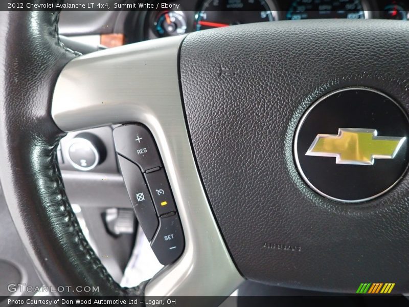 Summit White / Ebony 2012 Chevrolet Avalanche LT 4x4