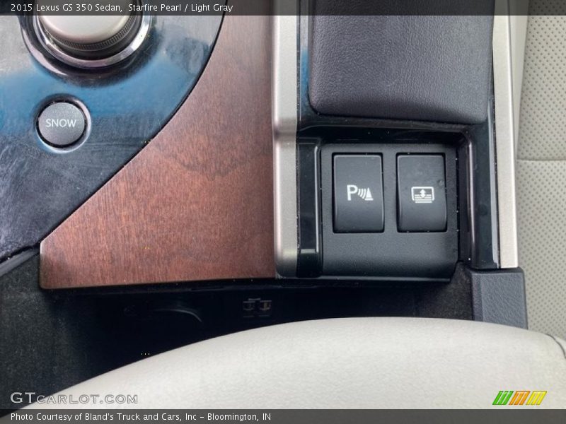 Starfire Pearl / Light Gray 2015 Lexus GS 350 Sedan
