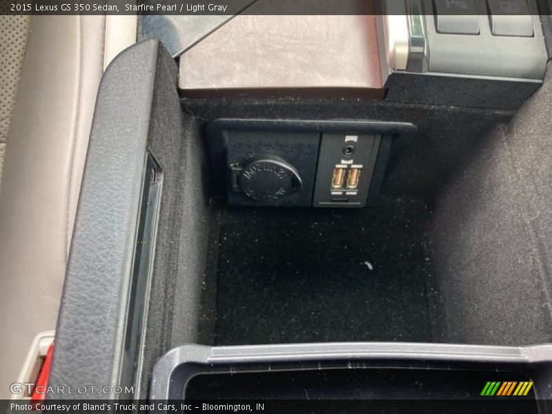 Starfire Pearl / Light Gray 2015 Lexus GS 350 Sedan
