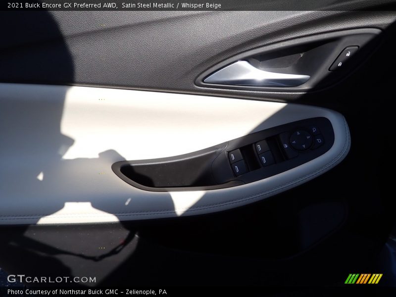 Satin Steel Metallic / Whisper Beige 2021 Buick Encore GX Preferred AWD