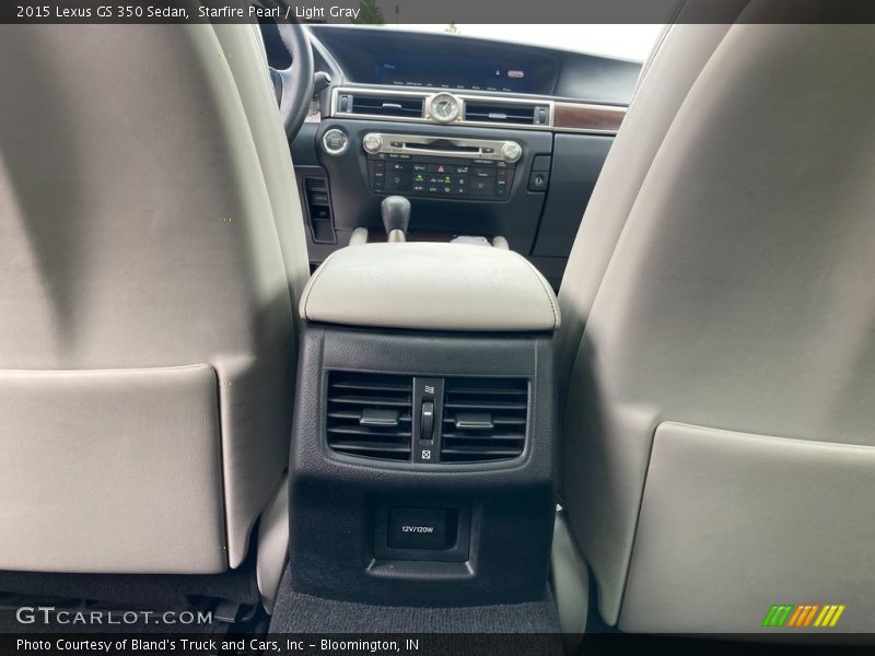 Starfire Pearl / Light Gray 2015 Lexus GS 350 Sedan