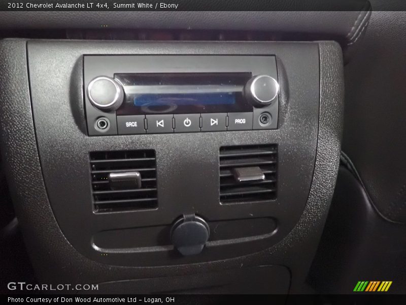 Summit White / Ebony 2012 Chevrolet Avalanche LT 4x4