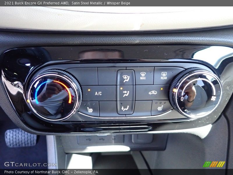 Satin Steel Metallic / Whisper Beige 2021 Buick Encore GX Preferred AWD