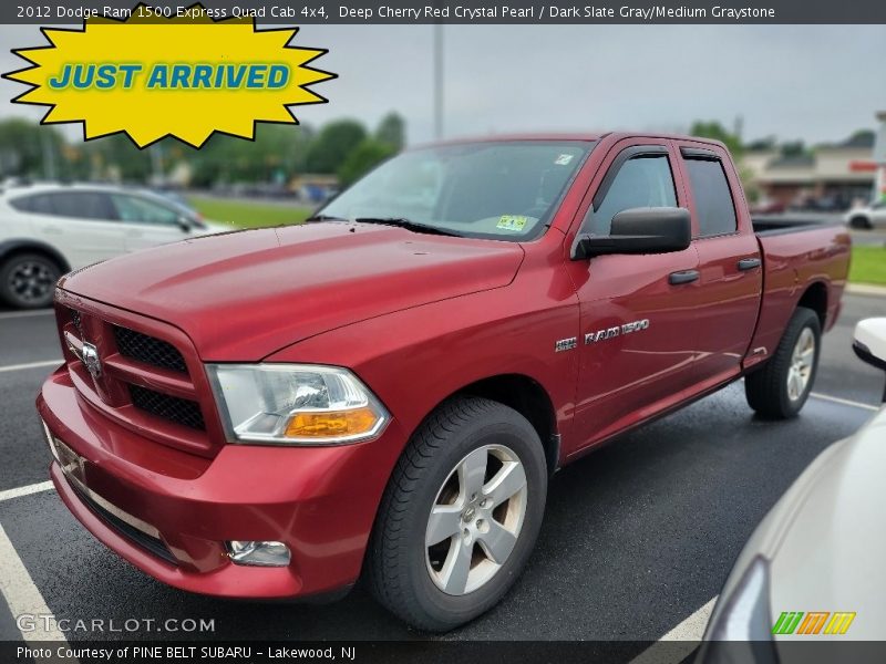 Deep Cherry Red Crystal Pearl / Dark Slate Gray/Medium Graystone 2012 Dodge Ram 1500 Express Quad Cab 4x4