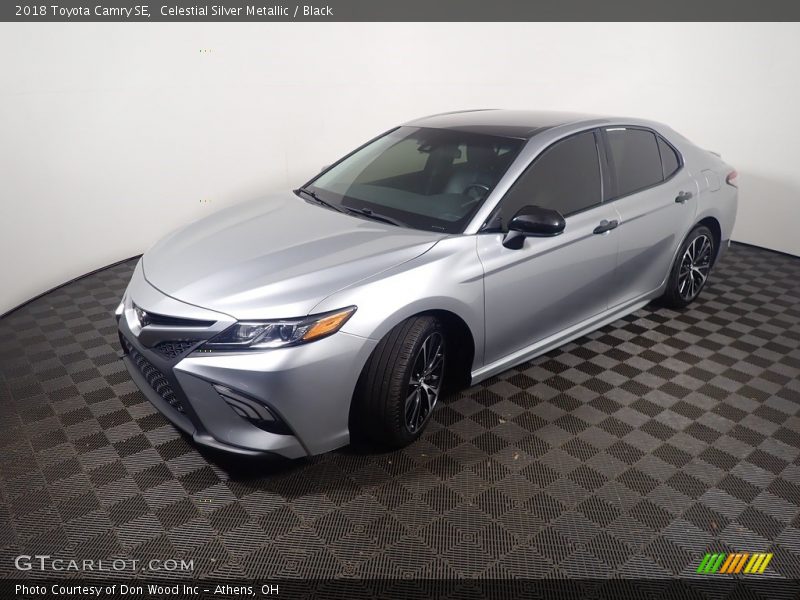 Celestial Silver Metallic / Black 2018 Toyota Camry SE