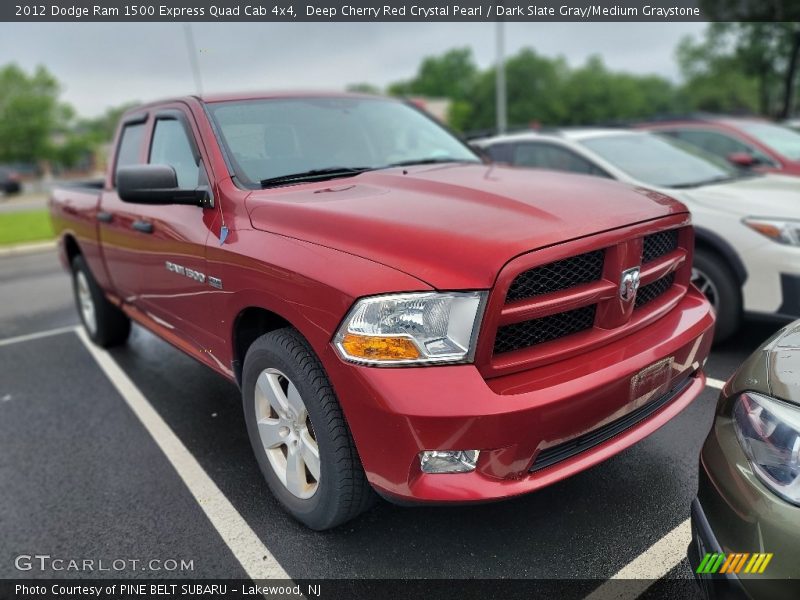 Deep Cherry Red Crystal Pearl / Dark Slate Gray/Medium Graystone 2012 Dodge Ram 1500 Express Quad Cab 4x4