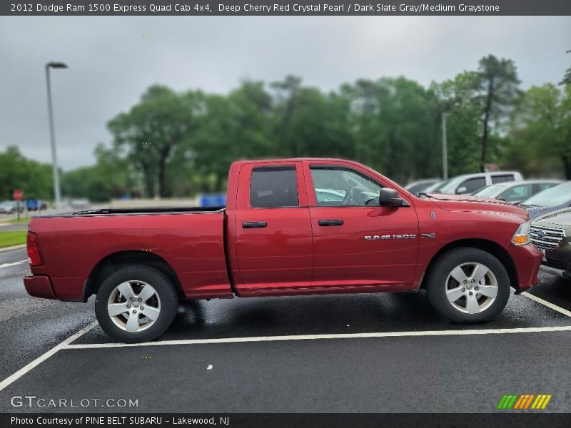 Deep Cherry Red Crystal Pearl / Dark Slate Gray/Medium Graystone 2012 Dodge Ram 1500 Express Quad Cab 4x4