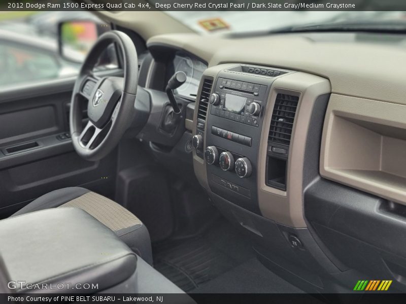 Deep Cherry Red Crystal Pearl / Dark Slate Gray/Medium Graystone 2012 Dodge Ram 1500 Express Quad Cab 4x4