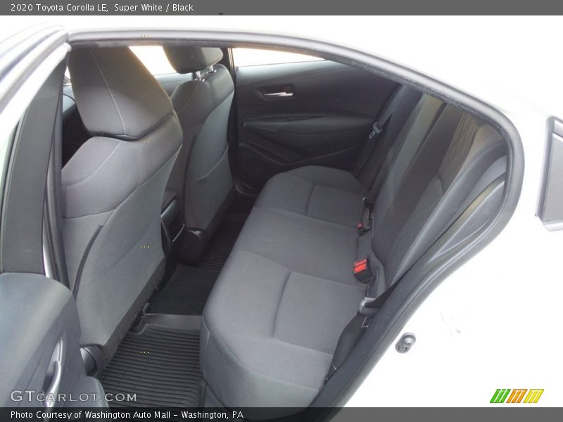 Super White / Black 2020 Toyota Corolla LE