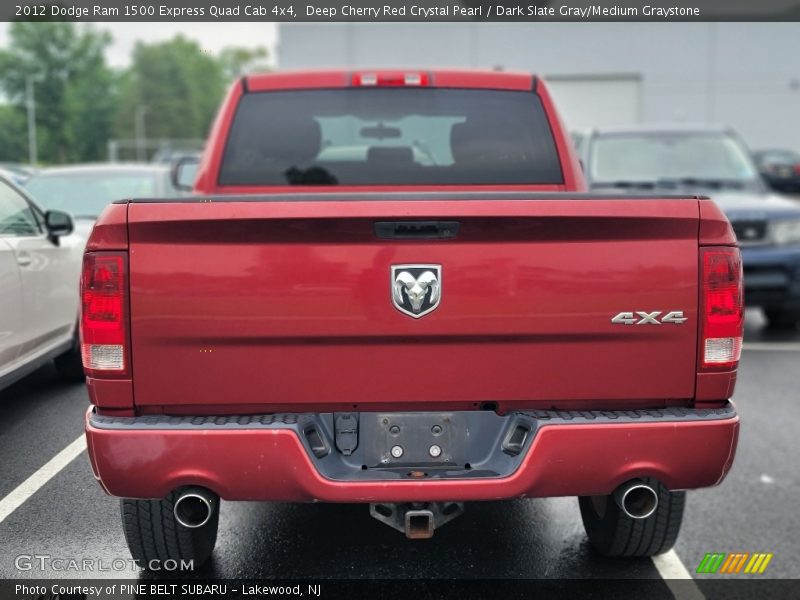 Deep Cherry Red Crystal Pearl / Dark Slate Gray/Medium Graystone 2012 Dodge Ram 1500 Express Quad Cab 4x4