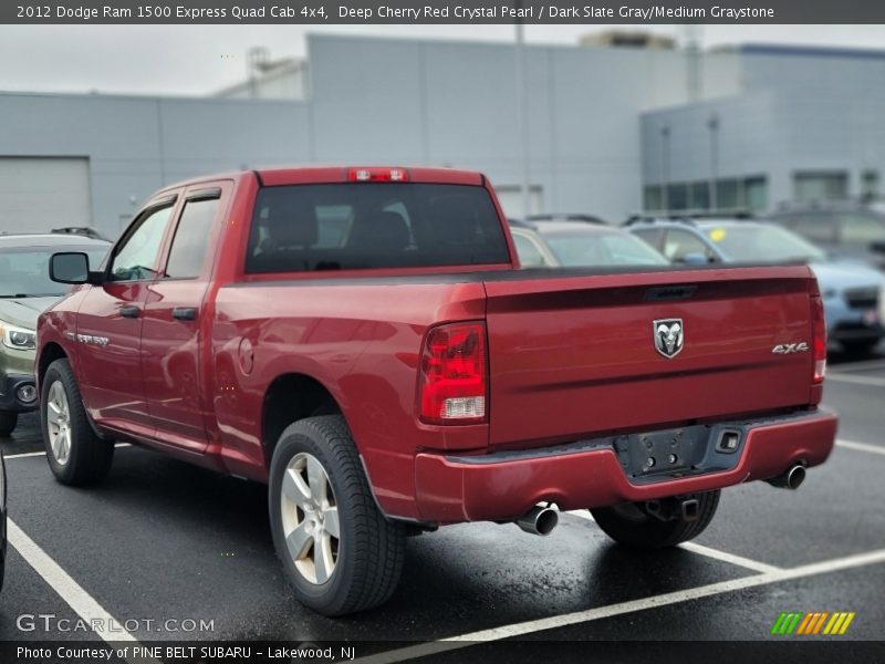 Deep Cherry Red Crystal Pearl / Dark Slate Gray/Medium Graystone 2012 Dodge Ram 1500 Express Quad Cab 4x4