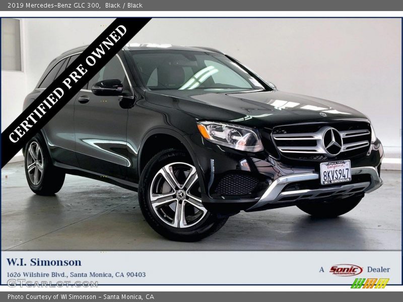 Black / Black 2019 Mercedes-Benz GLC 300