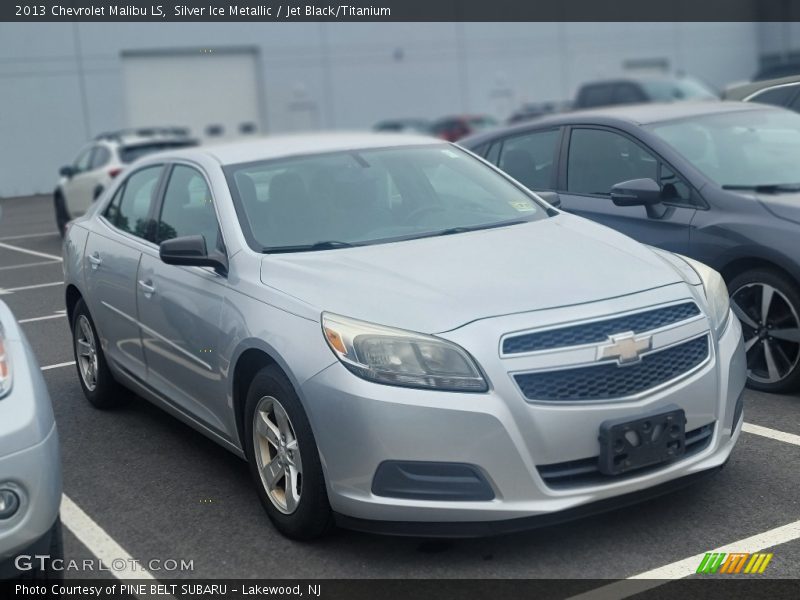 Silver Ice Metallic / Jet Black/Titanium 2013 Chevrolet Malibu LS