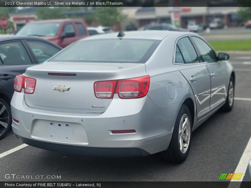 Silver Ice Metallic / Jet Black/Titanium 2013 Chevrolet Malibu LS