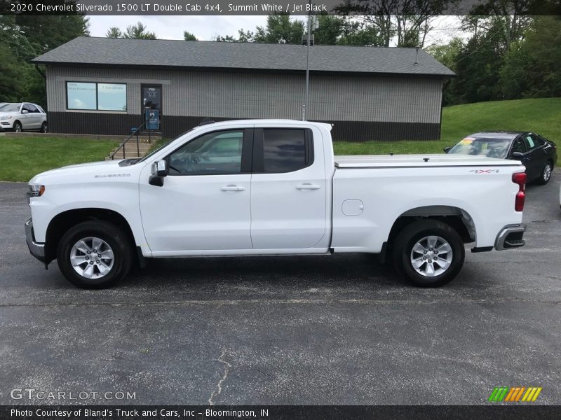 Summit White / Jet Black 2020 Chevrolet Silverado 1500 LT Double Cab 4x4
