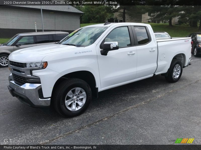 Summit White / Jet Black 2020 Chevrolet Silverado 1500 LT Double Cab 4x4