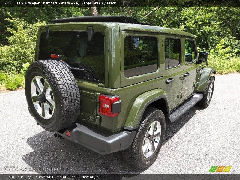 Sarge Green / Black 2022 Jeep Wrangler Unlimited Sahara 4x4