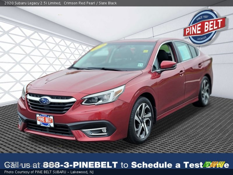 Crimson Red Pearl / Slate Black 2020 Subaru Legacy 2.5i Limited