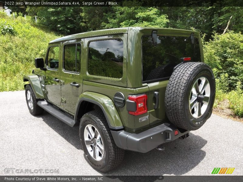 Sarge Green / Black 2022 Jeep Wrangler Unlimited Sahara 4x4