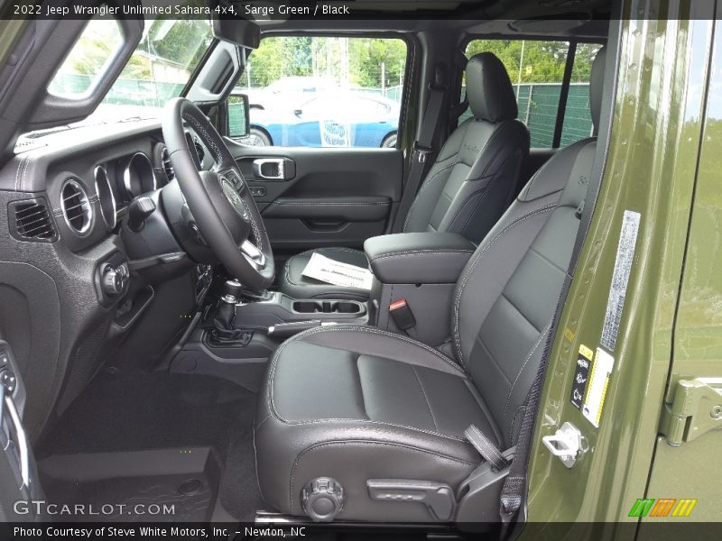 Sarge Green / Black 2022 Jeep Wrangler Unlimited Sahara 4x4