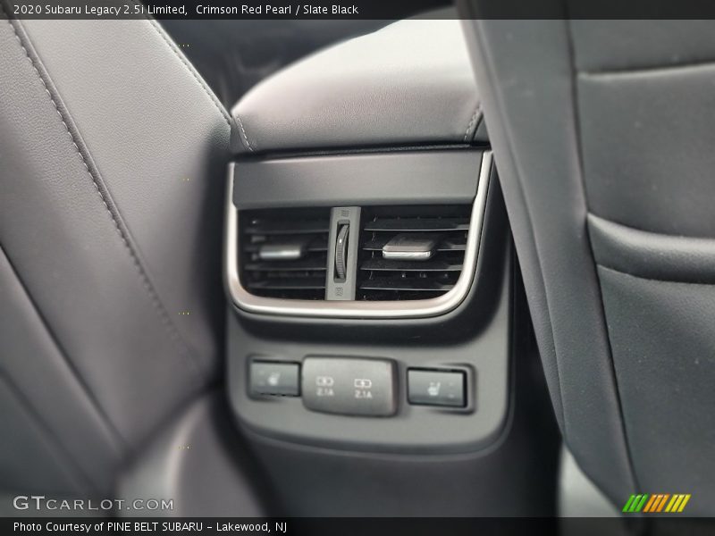Crimson Red Pearl / Slate Black 2020 Subaru Legacy 2.5i Limited