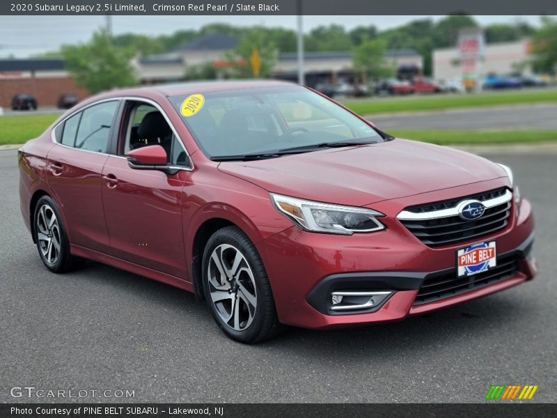 Crimson Red Pearl / Slate Black 2020 Subaru Legacy 2.5i Limited