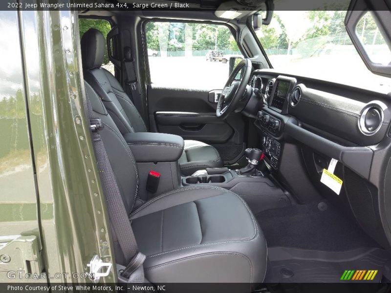Sarge Green / Black 2022 Jeep Wrangler Unlimited Sahara 4x4