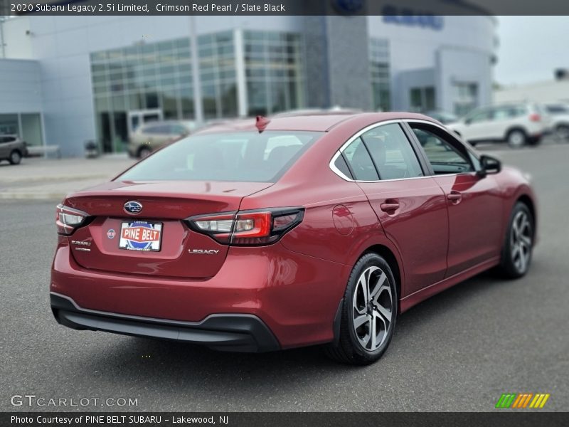 Crimson Red Pearl / Slate Black 2020 Subaru Legacy 2.5i Limited